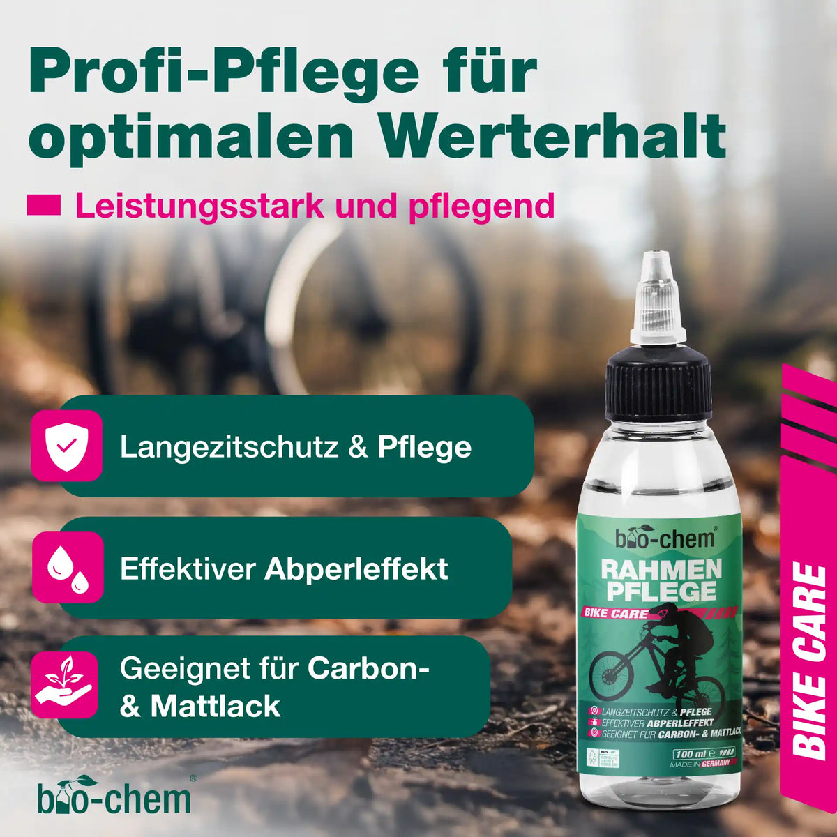 Rahmenpflege Fahrrad (100 ML + Tuch)