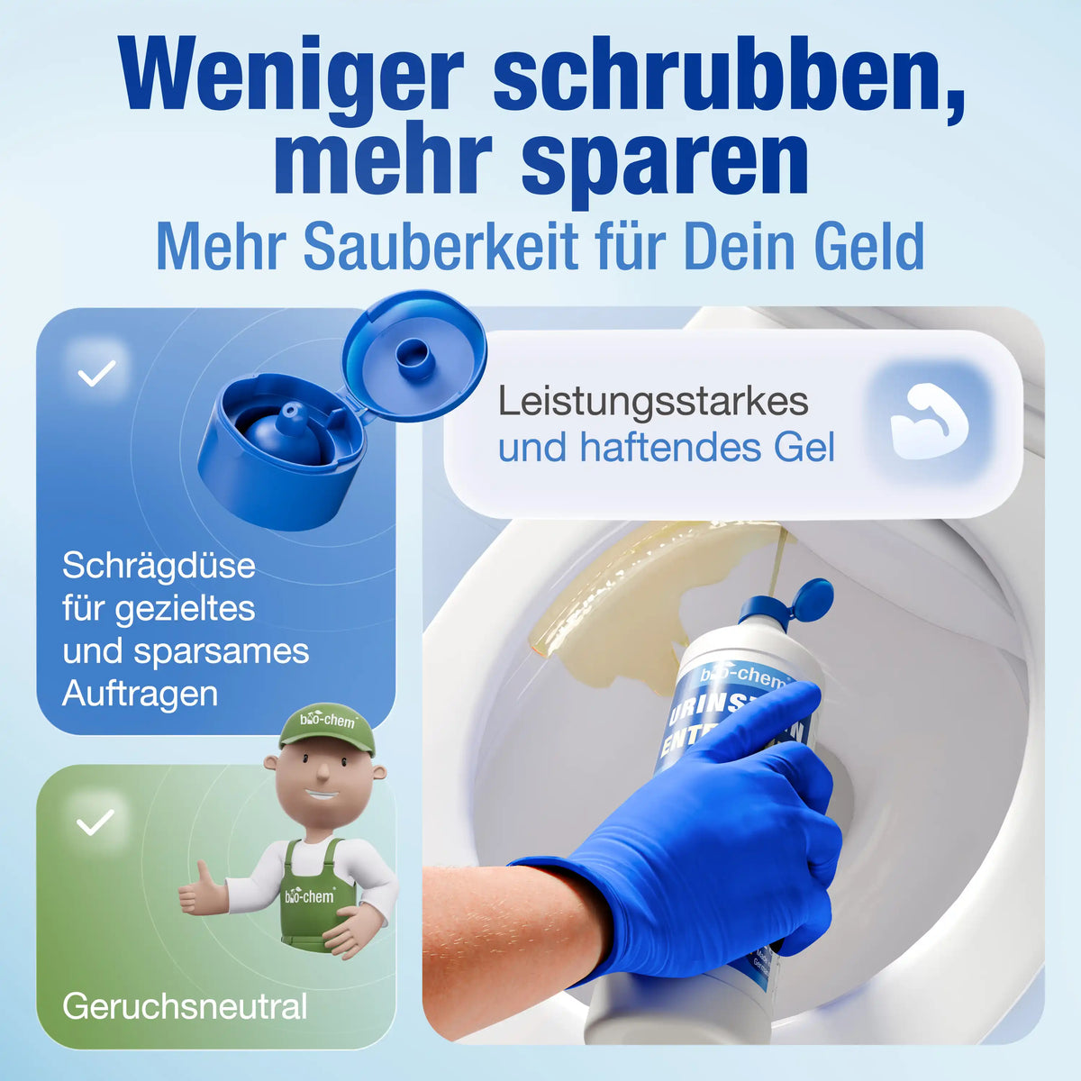 Urinsteinentferner (1 L + Bimsstein)