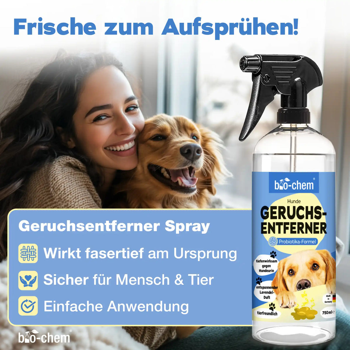 Geruchsentferner Hund + Wäschespülung (2-teilig)