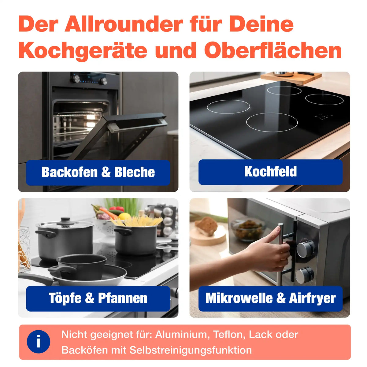 Backofenreiniger (1 L + Zubehör)