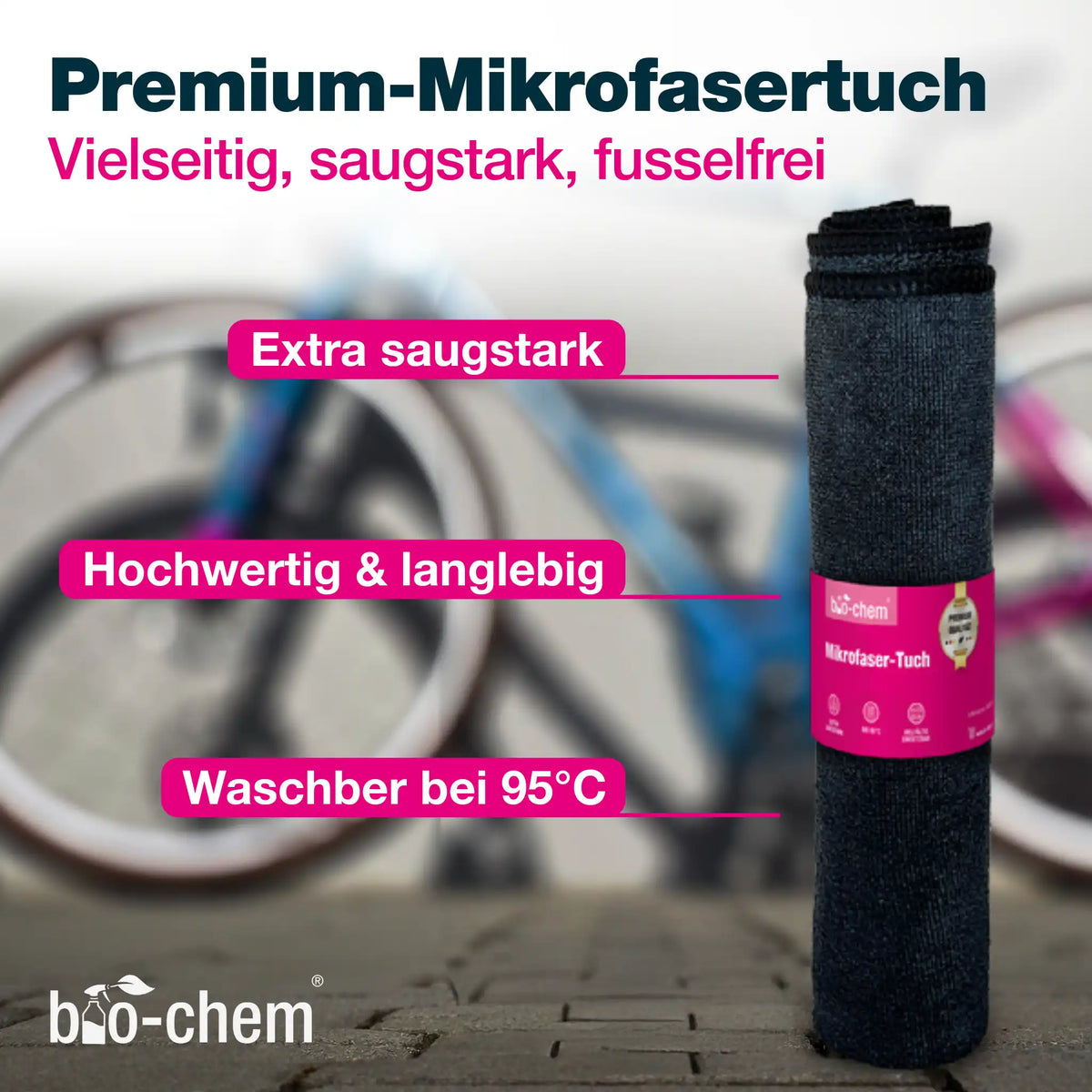 Fahrradreinigung Zubehör-Set (5-teilig)
