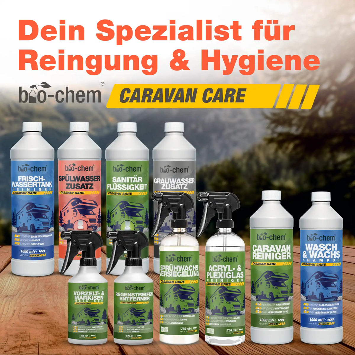bio-chem Caravan Care Spezialist für Reinigung