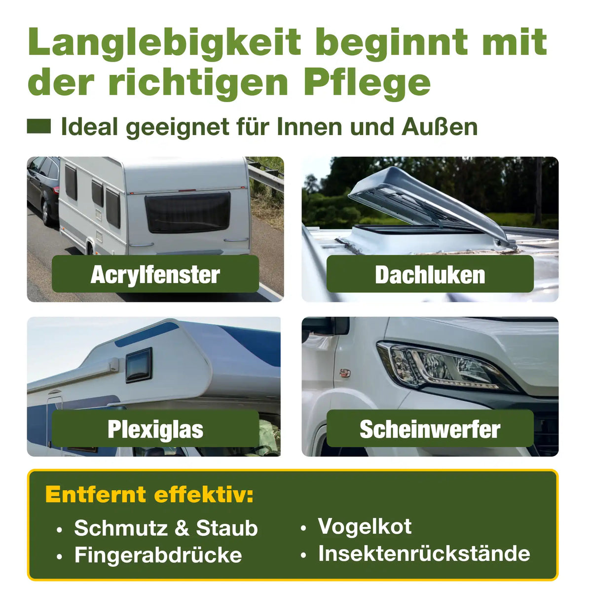 Acryl- & Plexiglas-Reiniger (750 ML + Tuch)