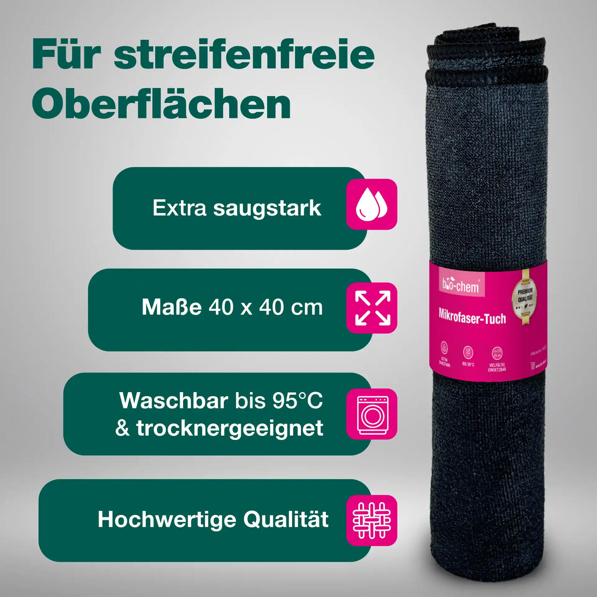 bio-chem Bike Care Mikrofasertuch streifenfrei