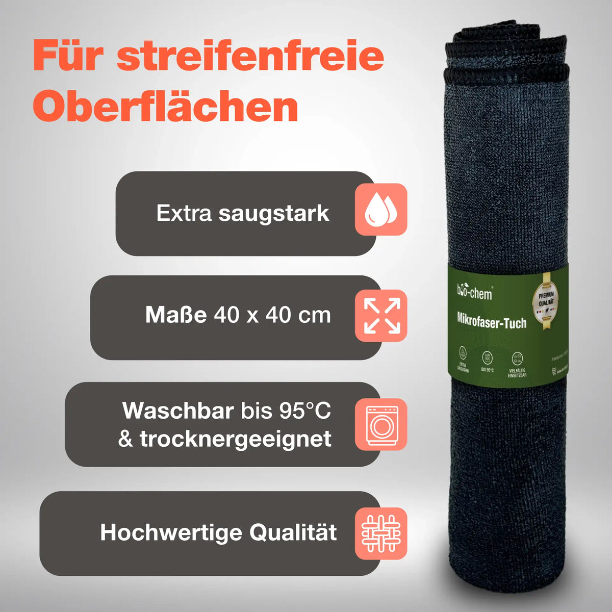 Kaminglasreiniger (500 ML + Tuch)