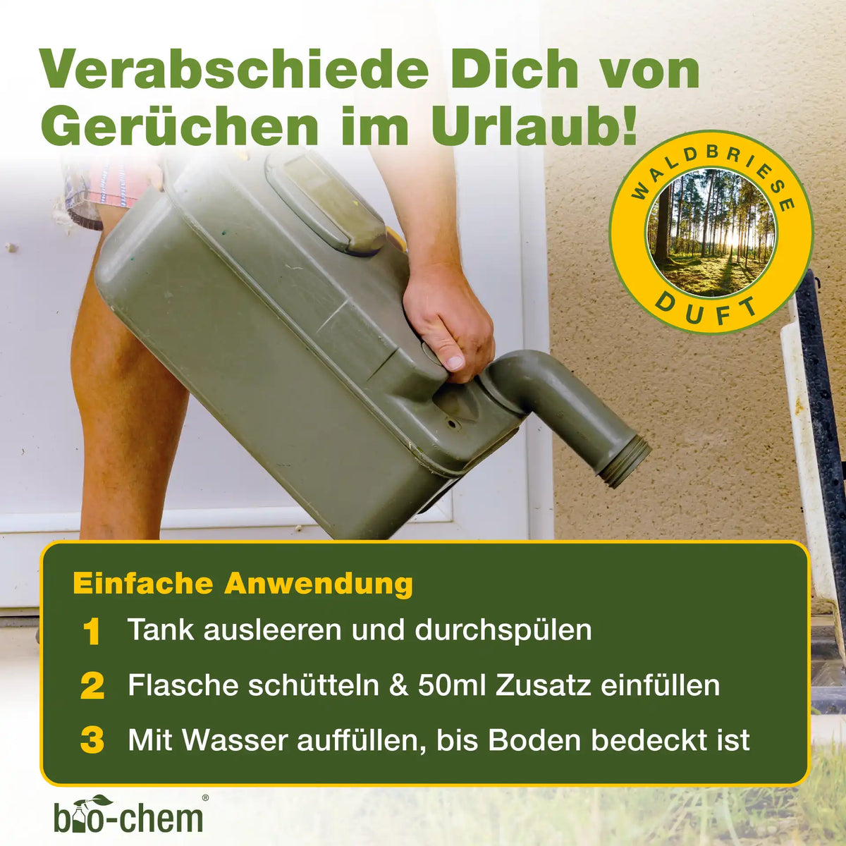 Sanitärflüssigkeit für Campingtoilette (5 L)