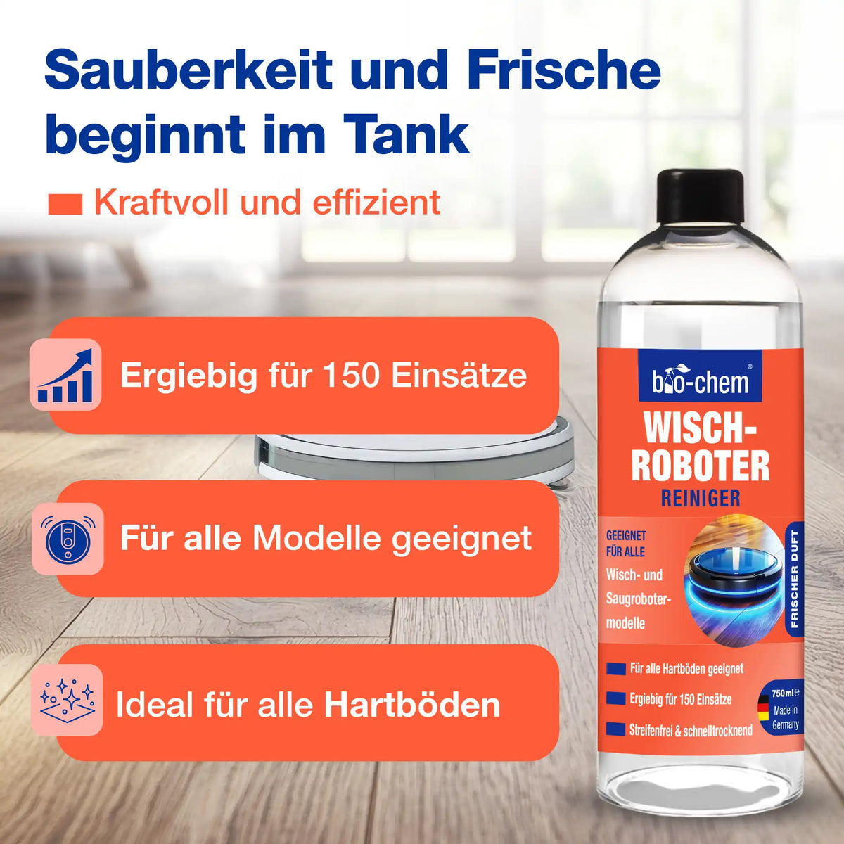Reinigungsmittel für Wischroboter (750 ML)