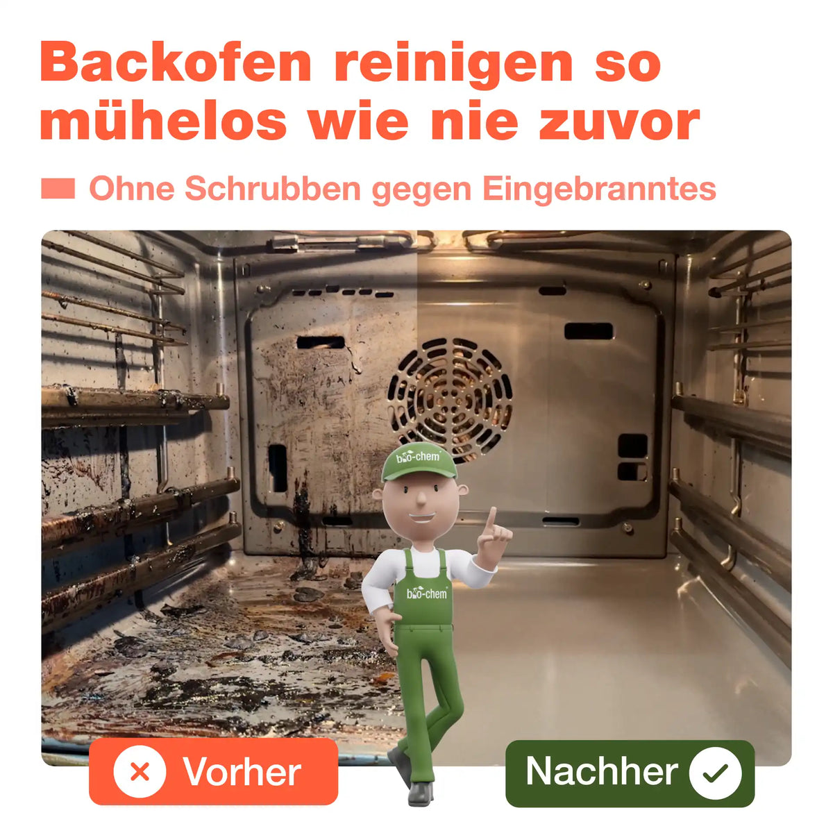 Backofenreiniger (1 L + Zubehör)