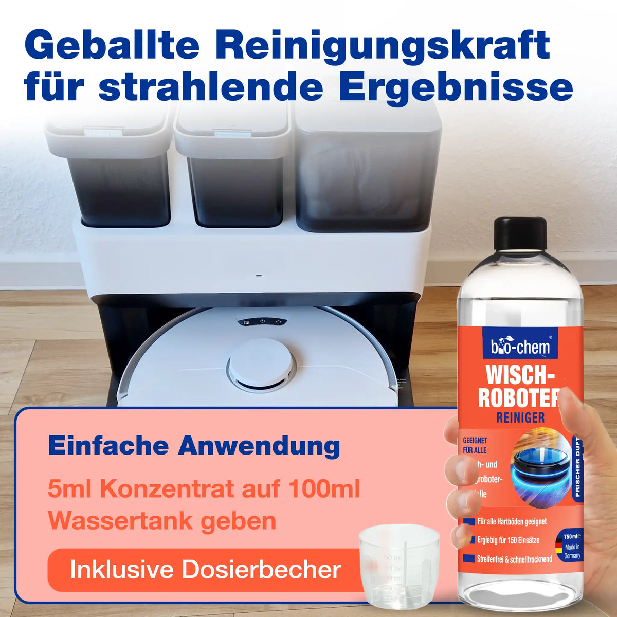 Reinigungsmittel für Wischroboter (750 ML)