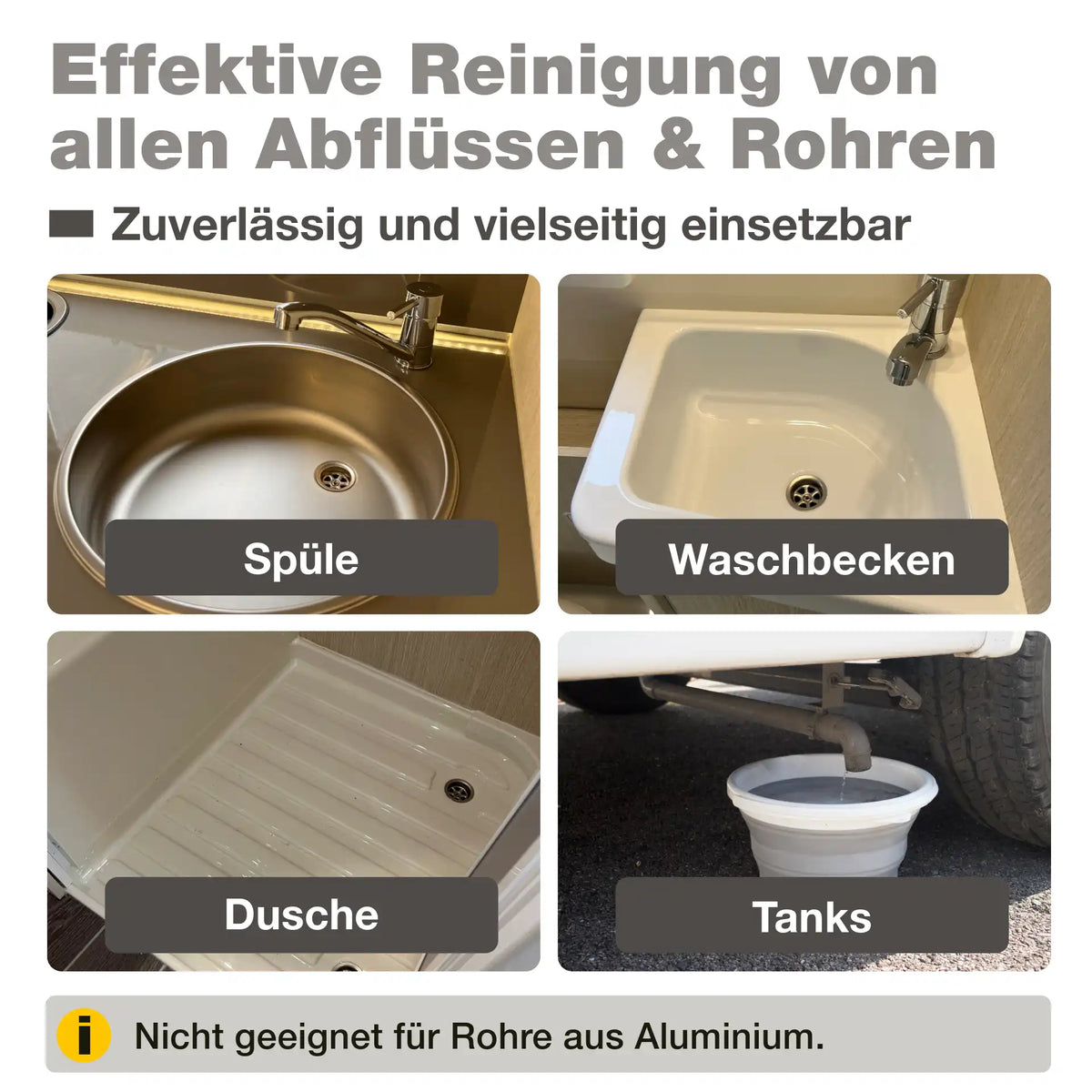 Grauwasser Zusatz Wohnmobil (5 L)