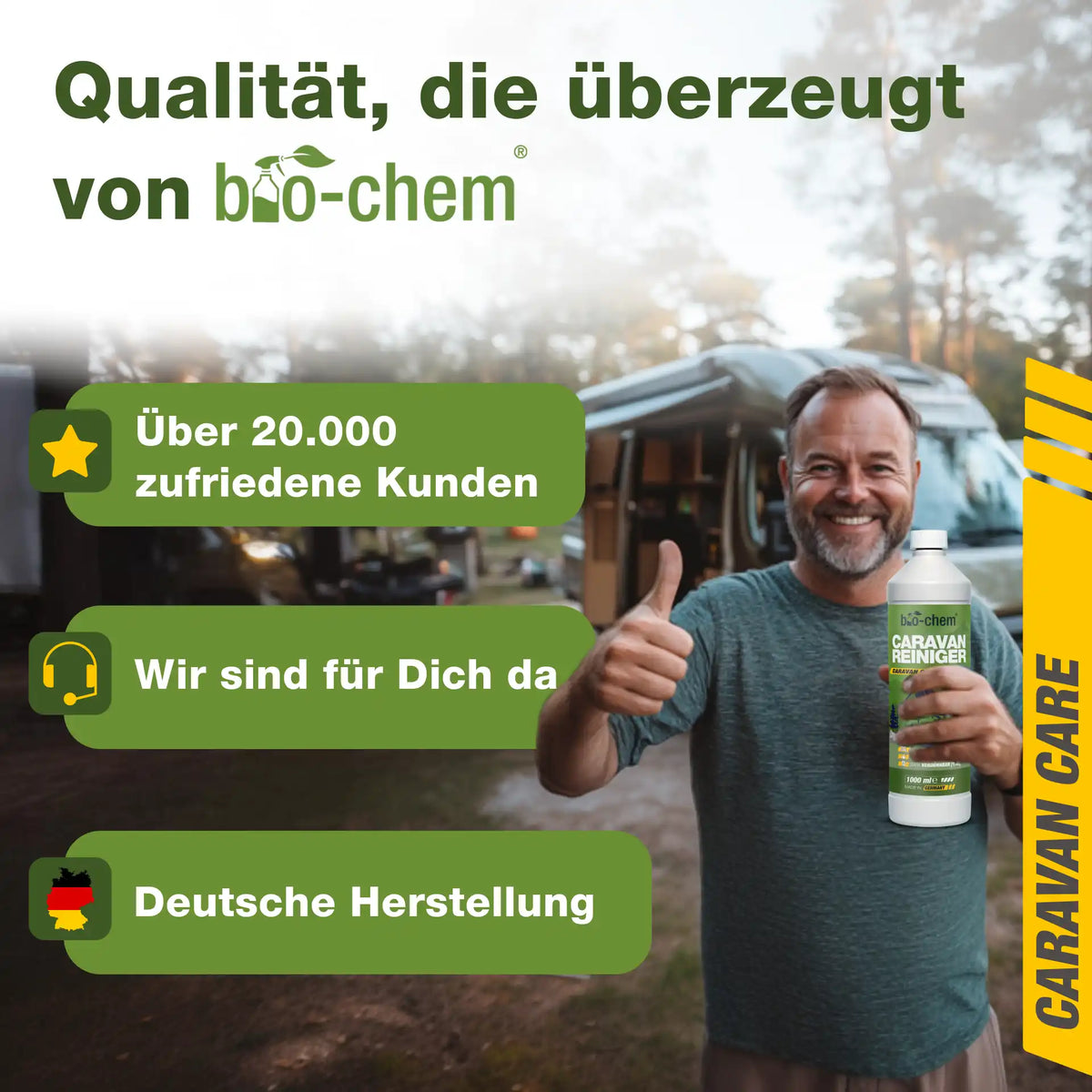 Caravan Außenreinigung Set (PROFI 6-teilig)