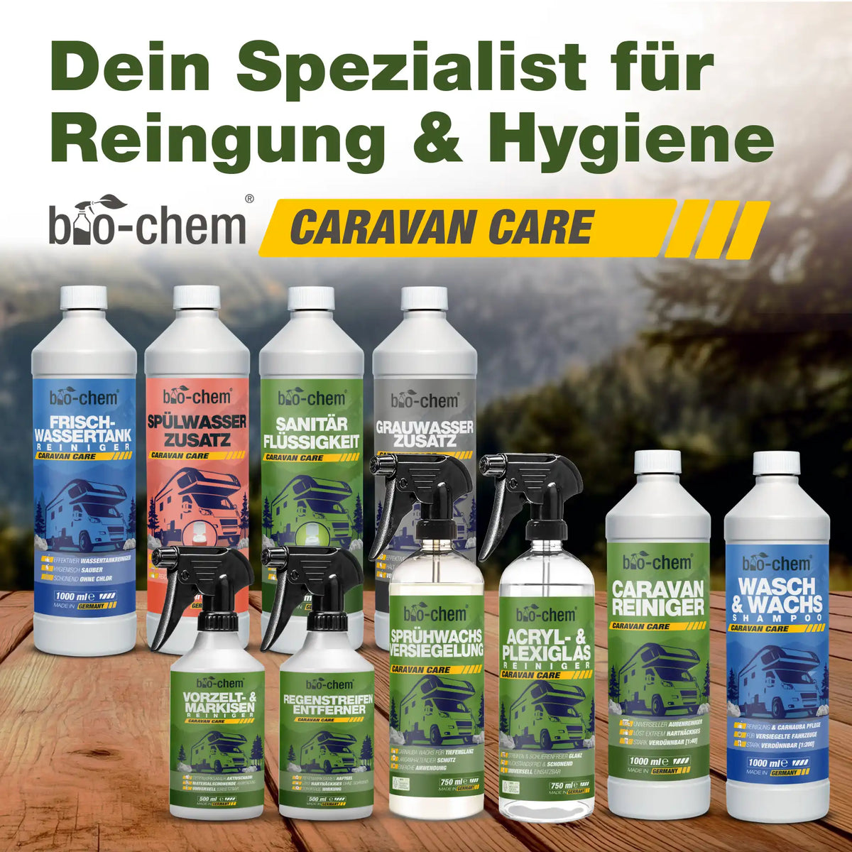 Wohnmobil Tankreiniger Set (BASIC 3-teilig)