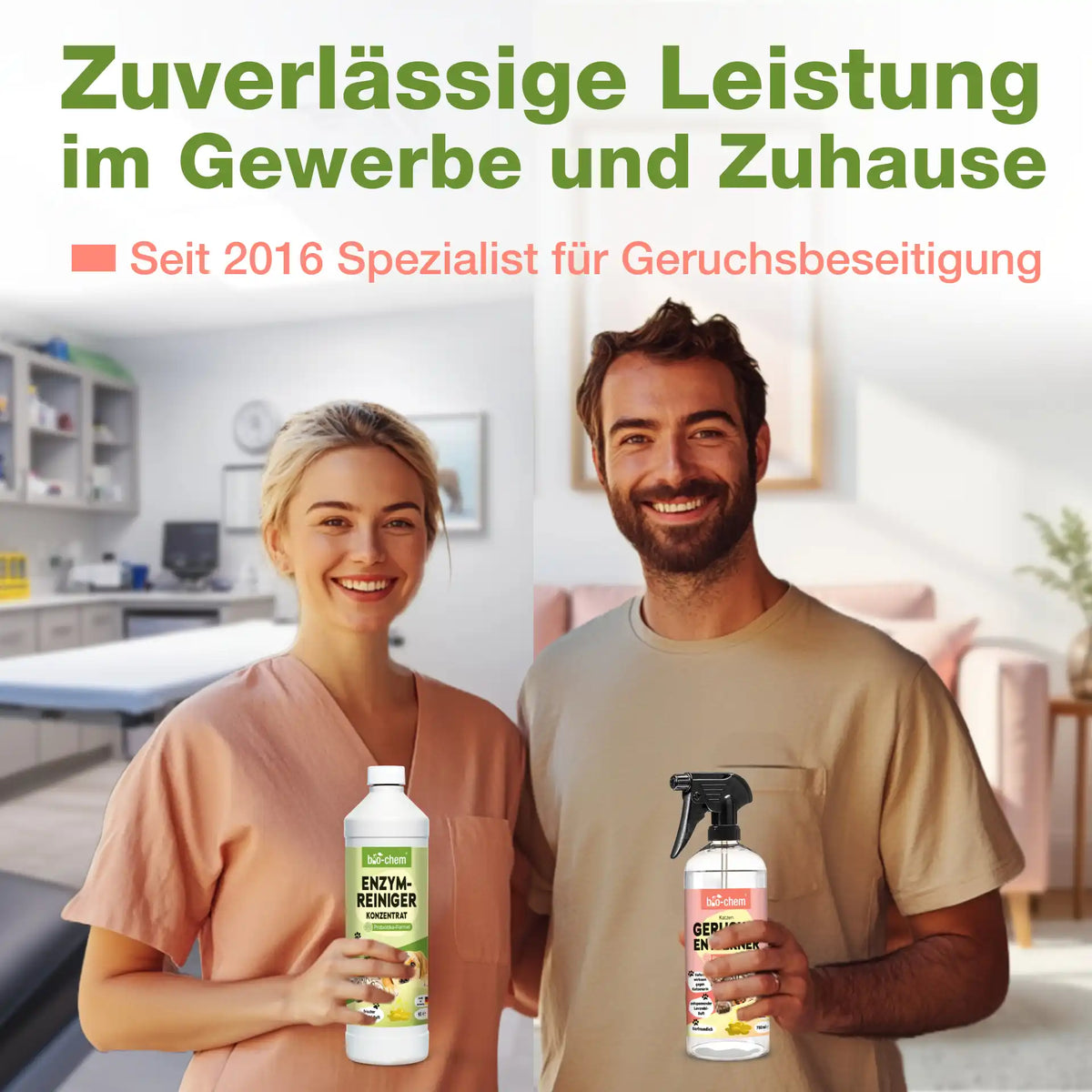 Enzymreiniger + Geruchsentferner Katze (2-teilig)