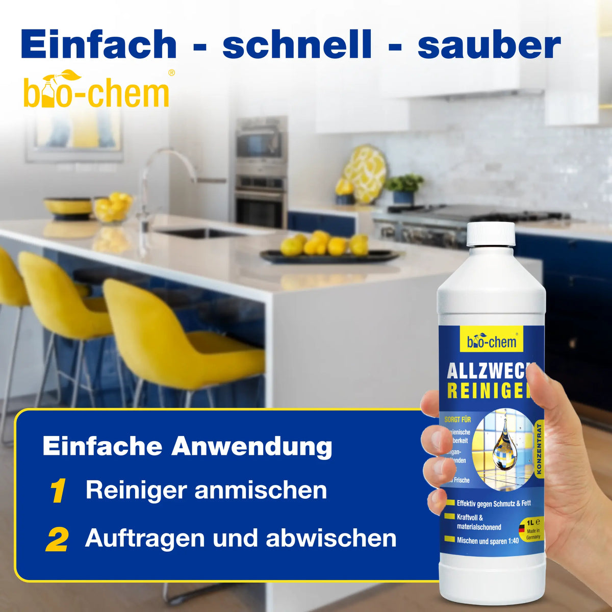 Allzweckreiniger Konzentrat (1 L + Mischflasche)
