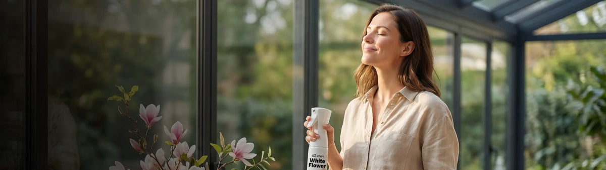 The Flow of Clean - White Flower Frau
