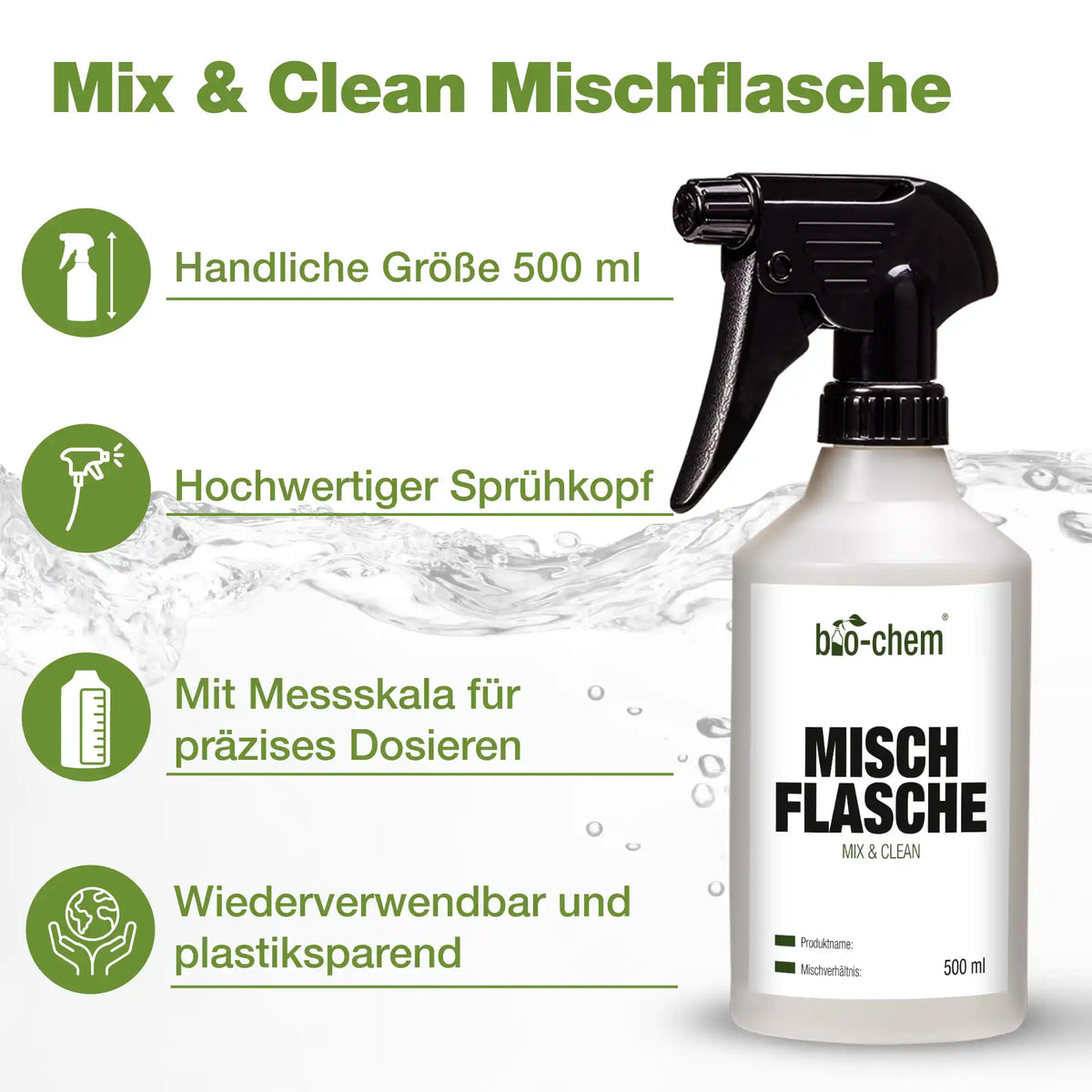 Enzymreiniger Konzentrat (1 L + Mischflasche)