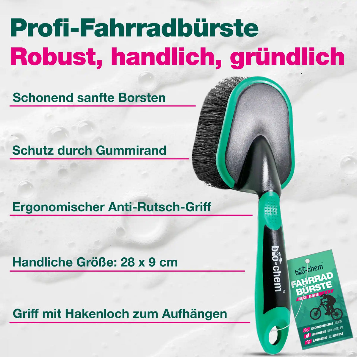 bio-chem Fahrradbürste robust handlich gründlich