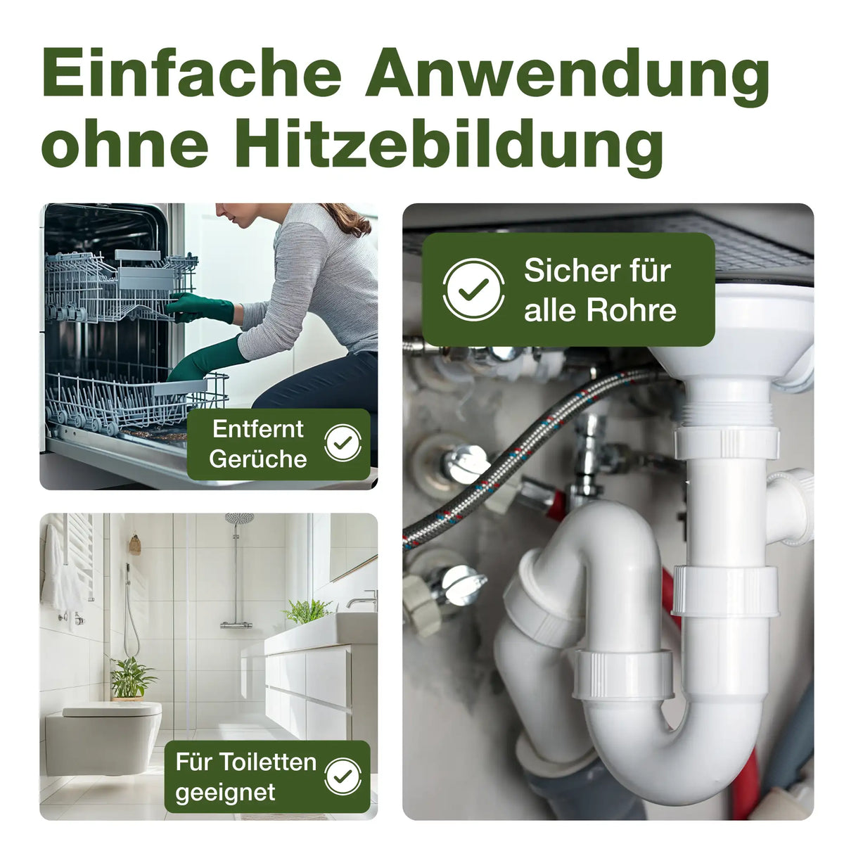 Abflussreiniger Rohrfrei Haar-Weg (1 L)